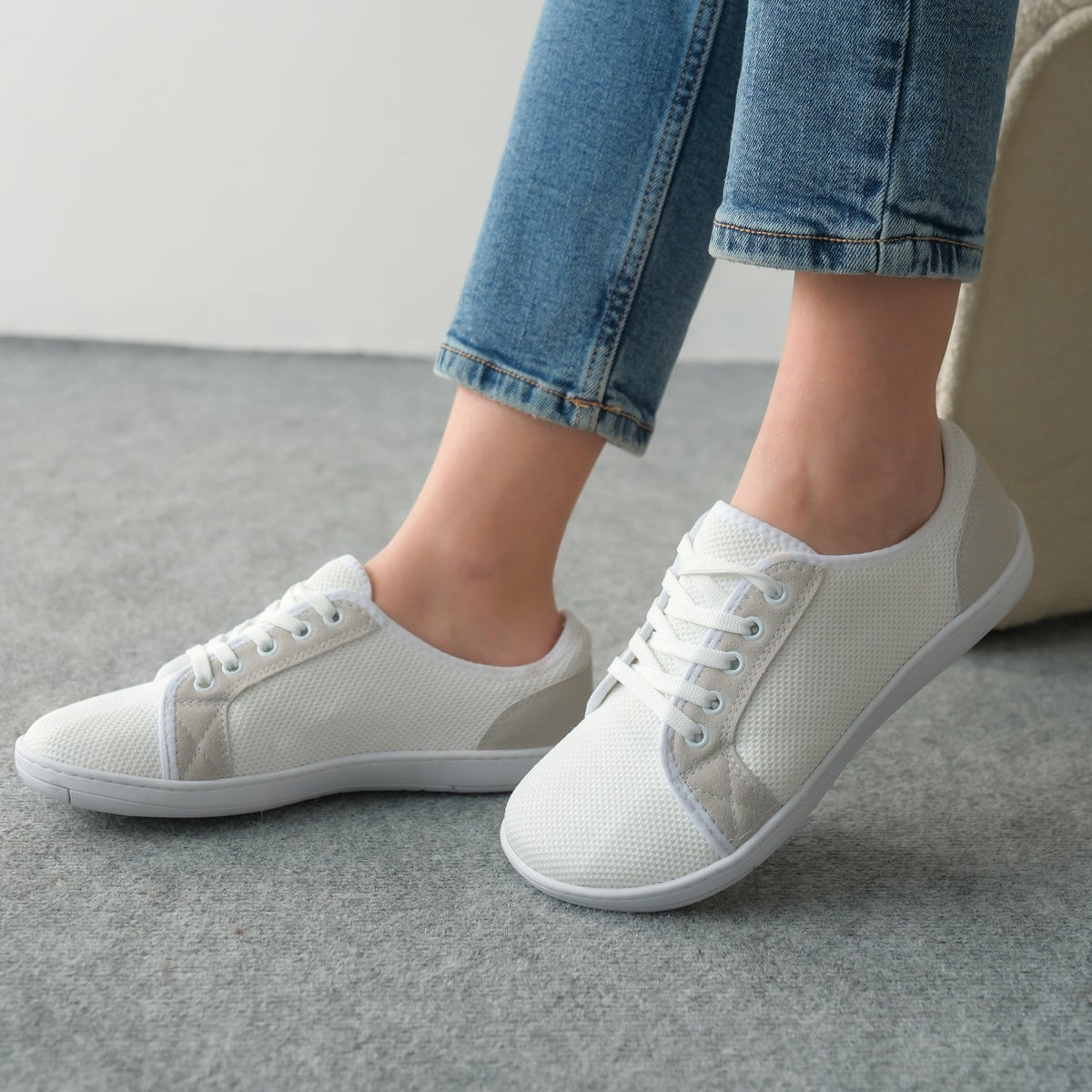 Pelanir Kadın Barefoot Sneaker – Beyaz