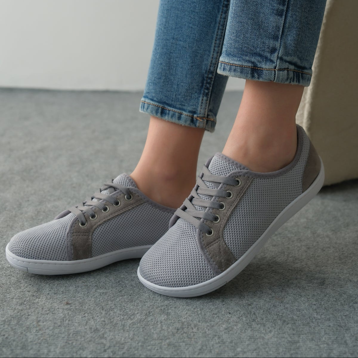 Pelanir Kadın Barefoot Sneaker – Gri