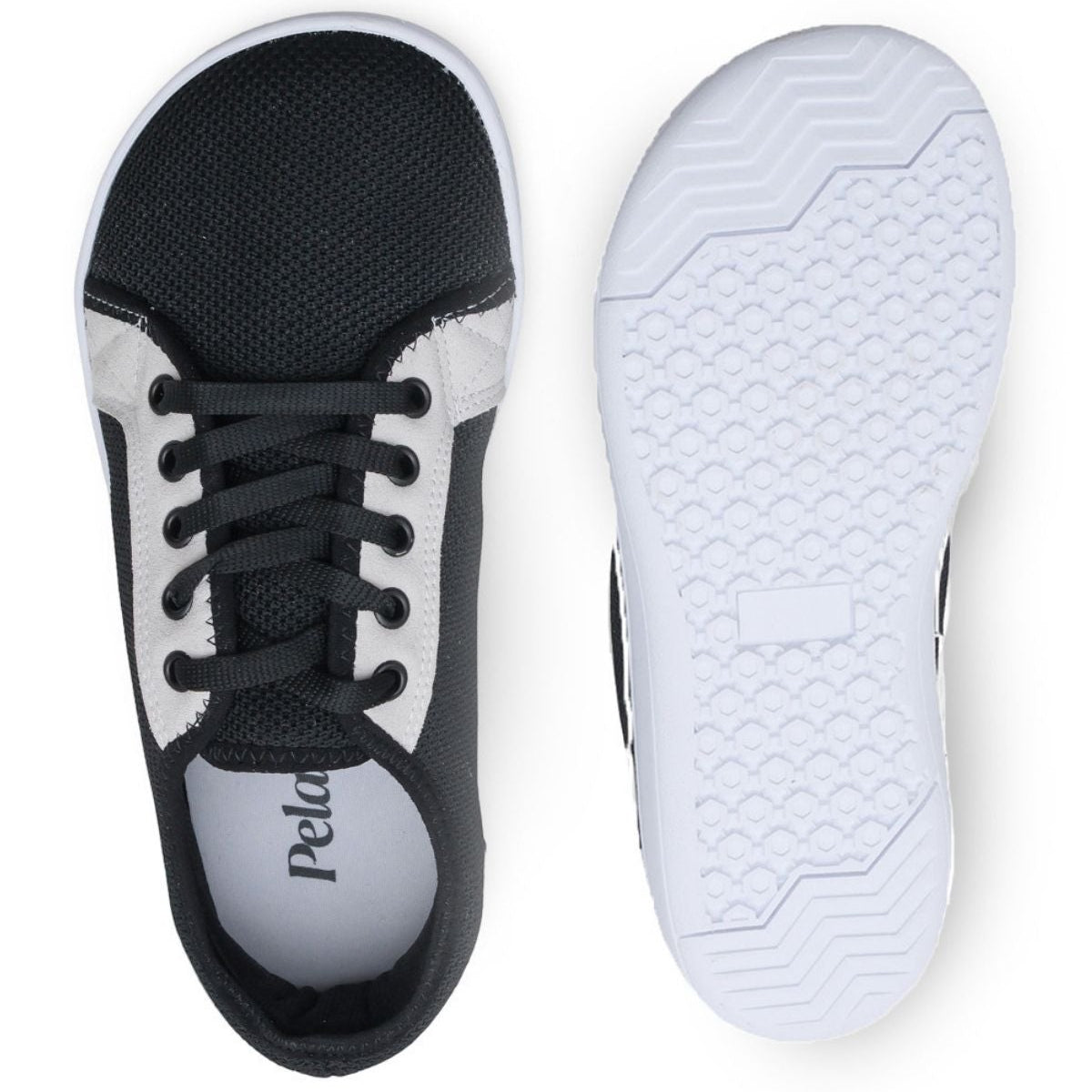 Pelanir Kadın Barefoot Sneaker – Siyah Beyaz