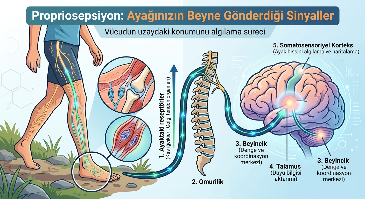 Propriosepsiyon: Ayağınızın Beyne Gönderdiği Sinyaller