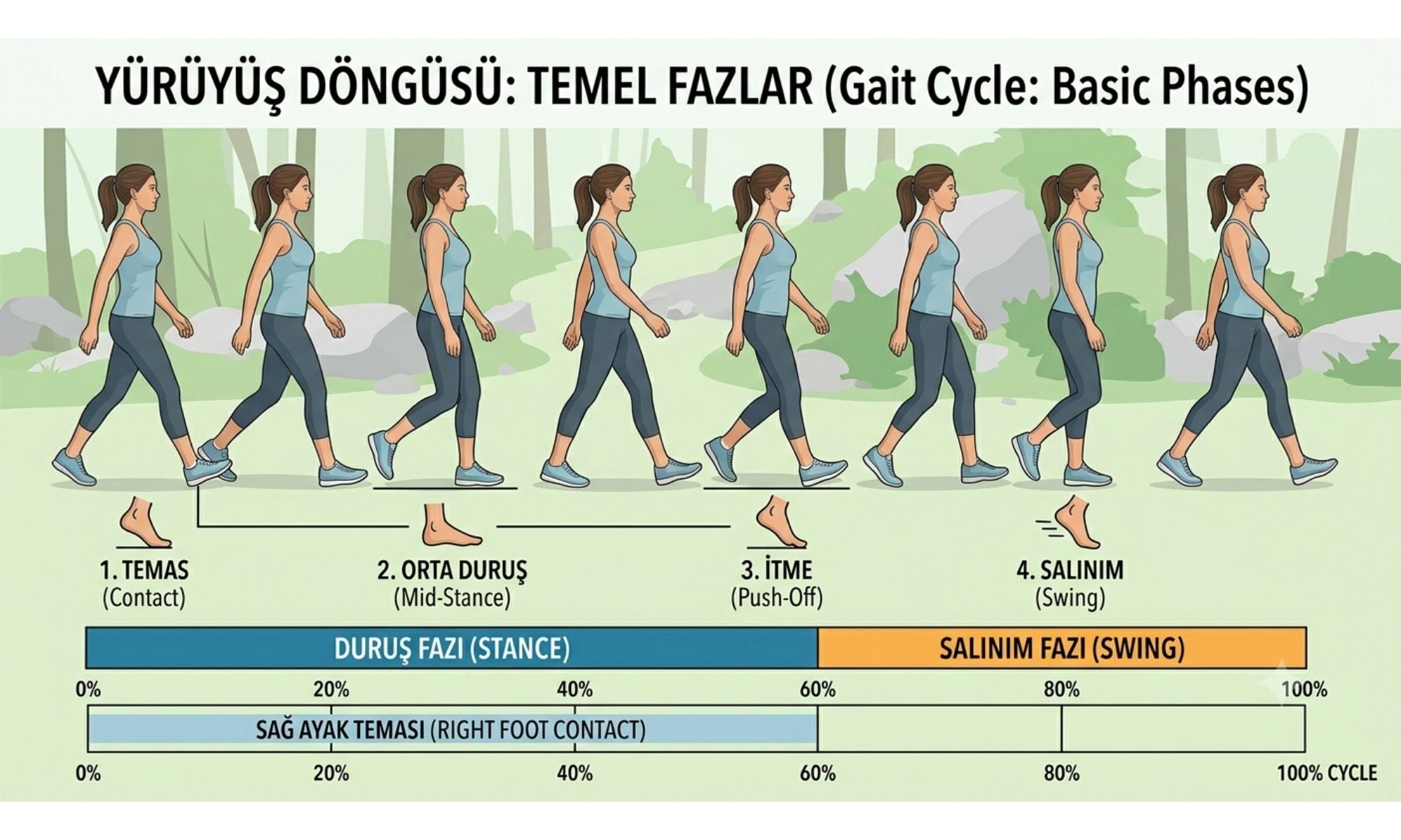 Yürüyüş Biyomekaniği 101: Topuktan mı, Öndenden mi Basmalı?