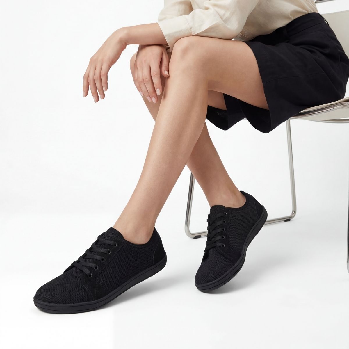 Pelanir Kadın Barefoot Sneaker – Siyah