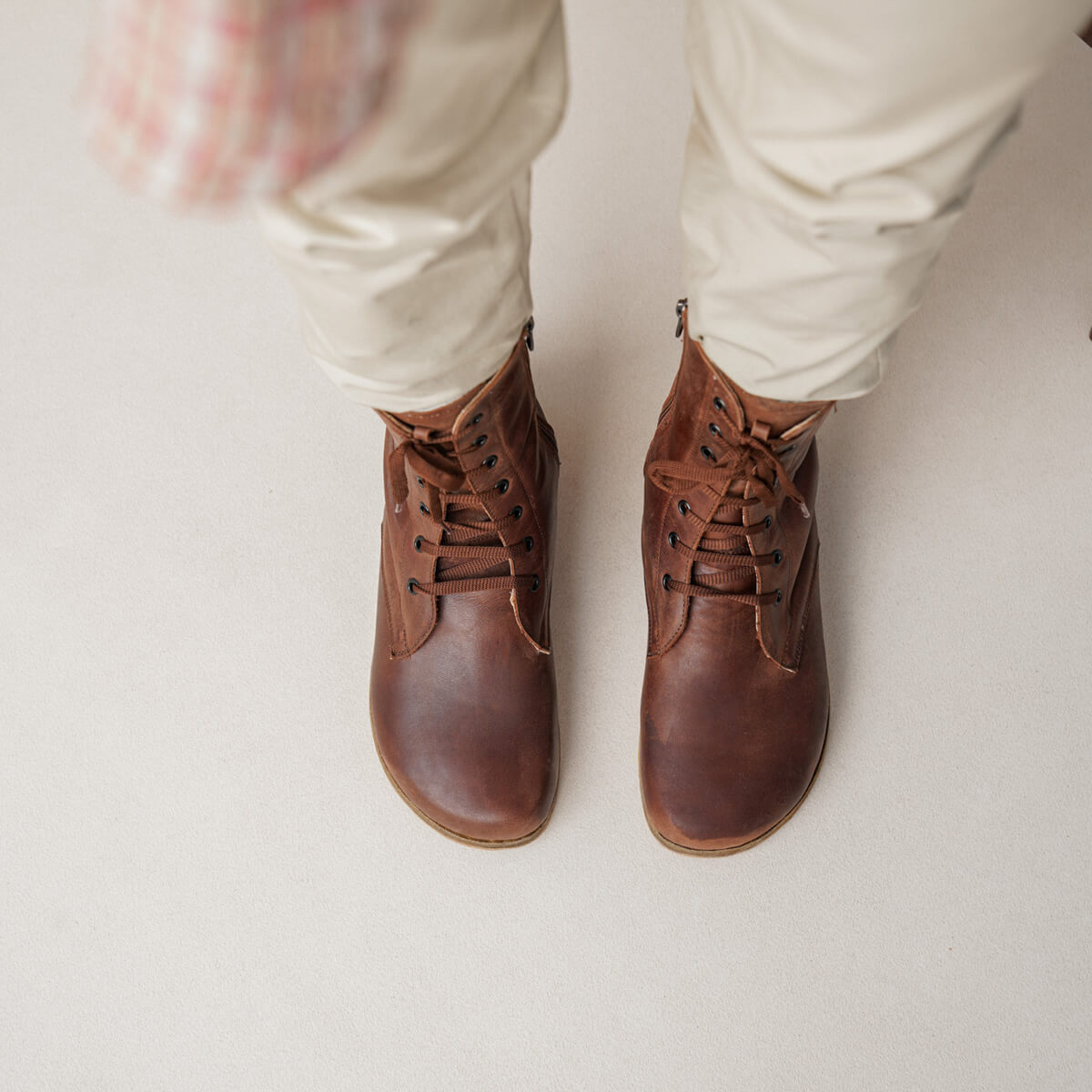 Troas Barefoot Men Winter Boots - Brown