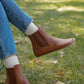 Caria Barefoot Women Chelsea Boots - Tan Brown