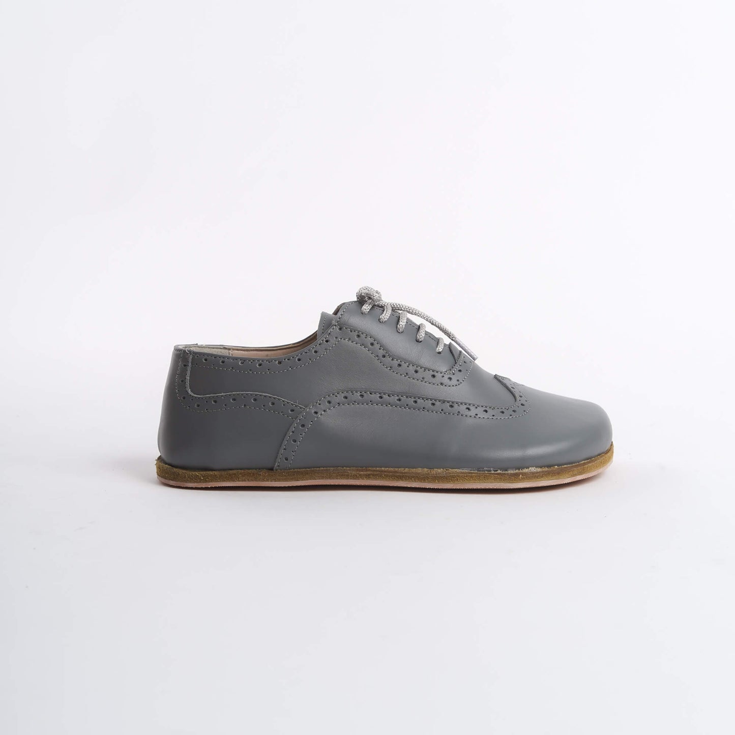 Gray Casual Barefoot Oxfords